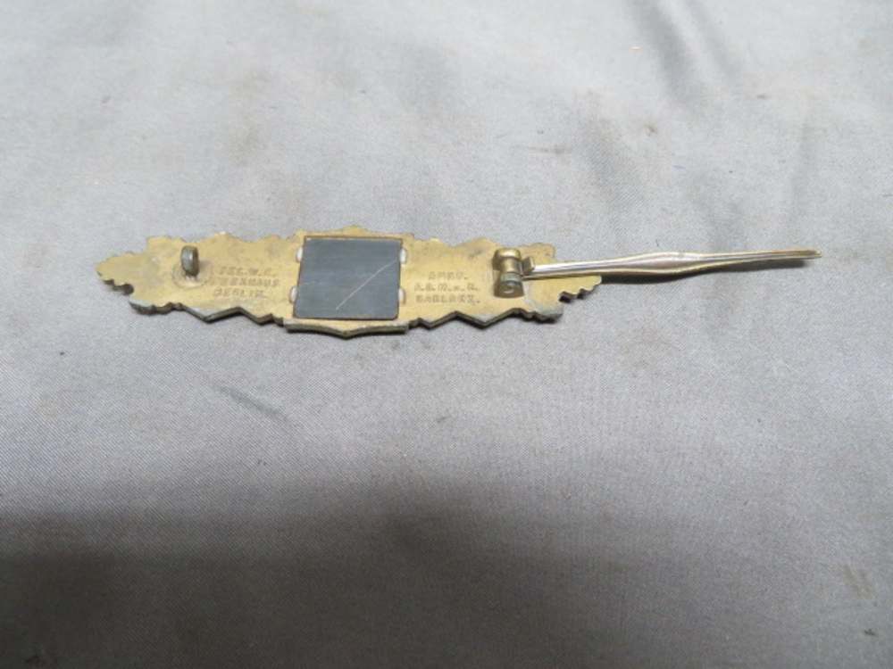 WWII GERMAN BRONZE CLOSE COMBAT CLASP-ORIGINAL-NICE DETAIL & FINISH-img-2