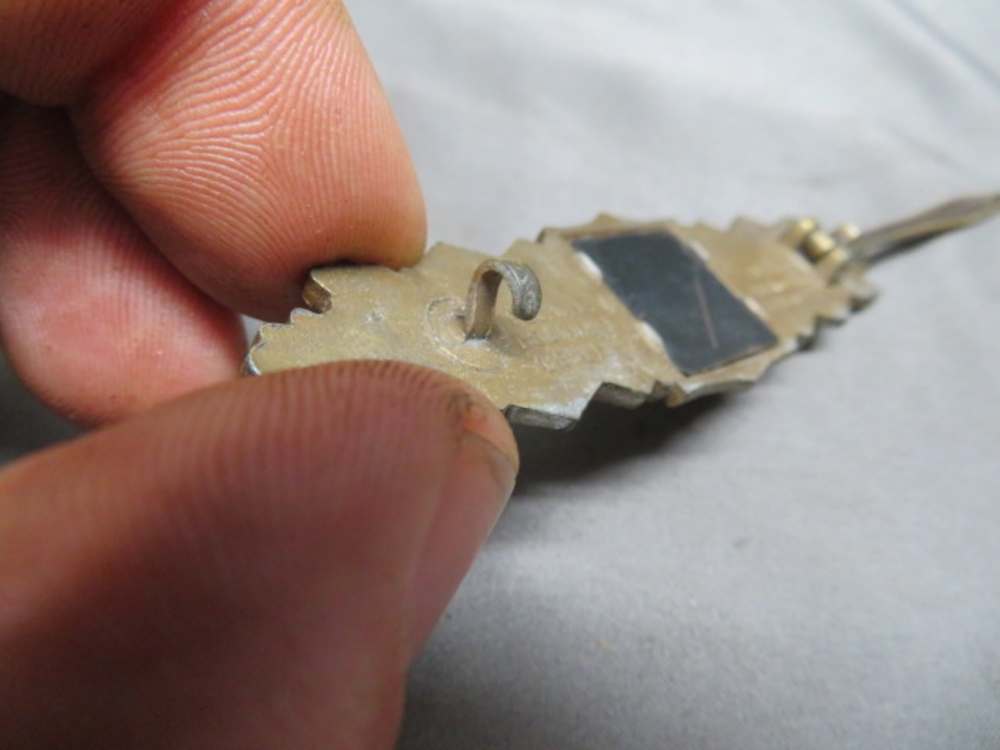 WWII GERMAN BRONZE CLOSE COMBAT CLASP-ORIGINAL-NICE DETAIL & FINISH-img-4