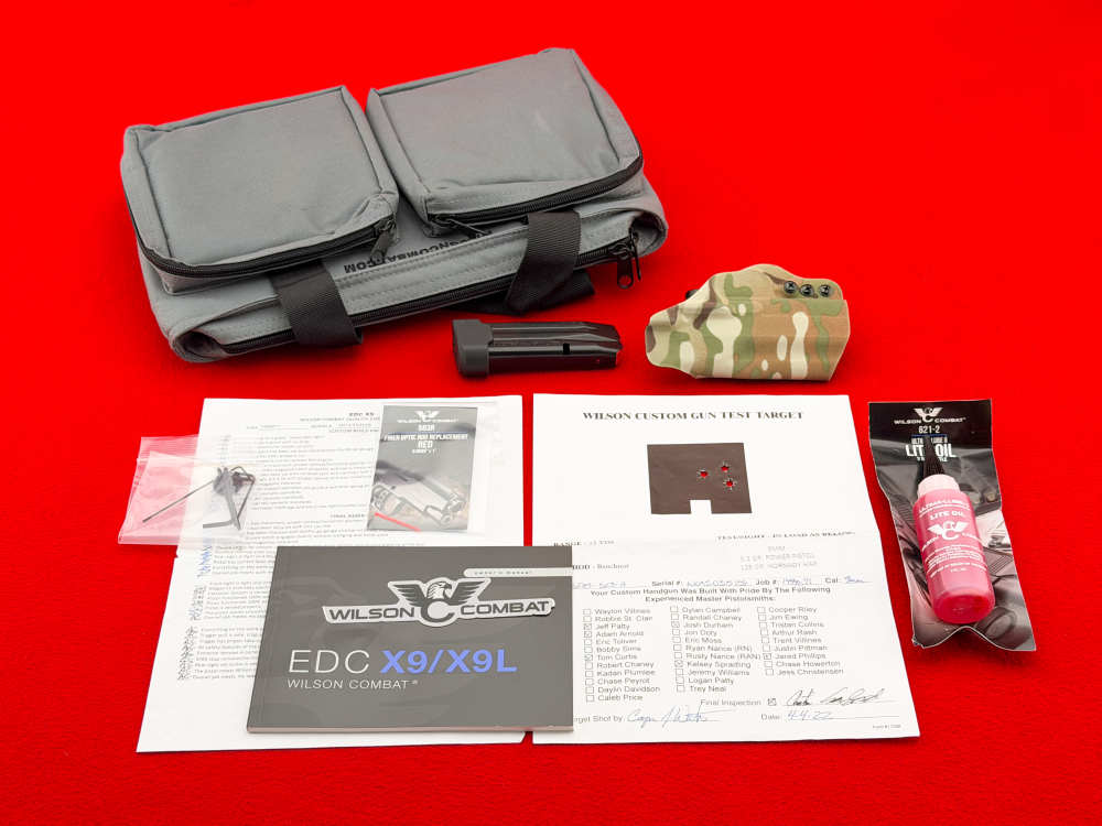 2022 Wilson Combat SFX9 9mm 3.25" Sub-Compact w/ Case & Test Target-img-25