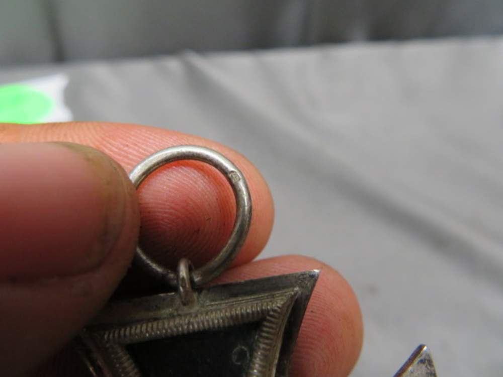 WWII GERMAN IRON CROSS 2ND CLASS W/ ENVELOPE-RING MARKED-img-3