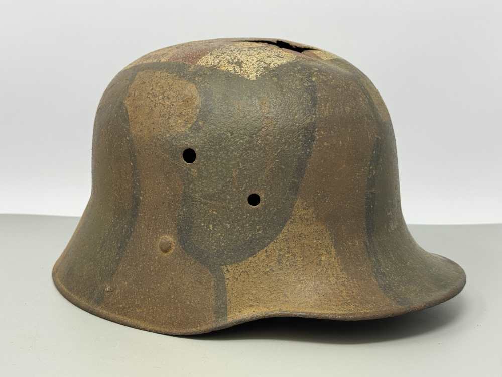 WW1 German M16 Helmet CAMO MEDIC pre WW2 WWII -img-2