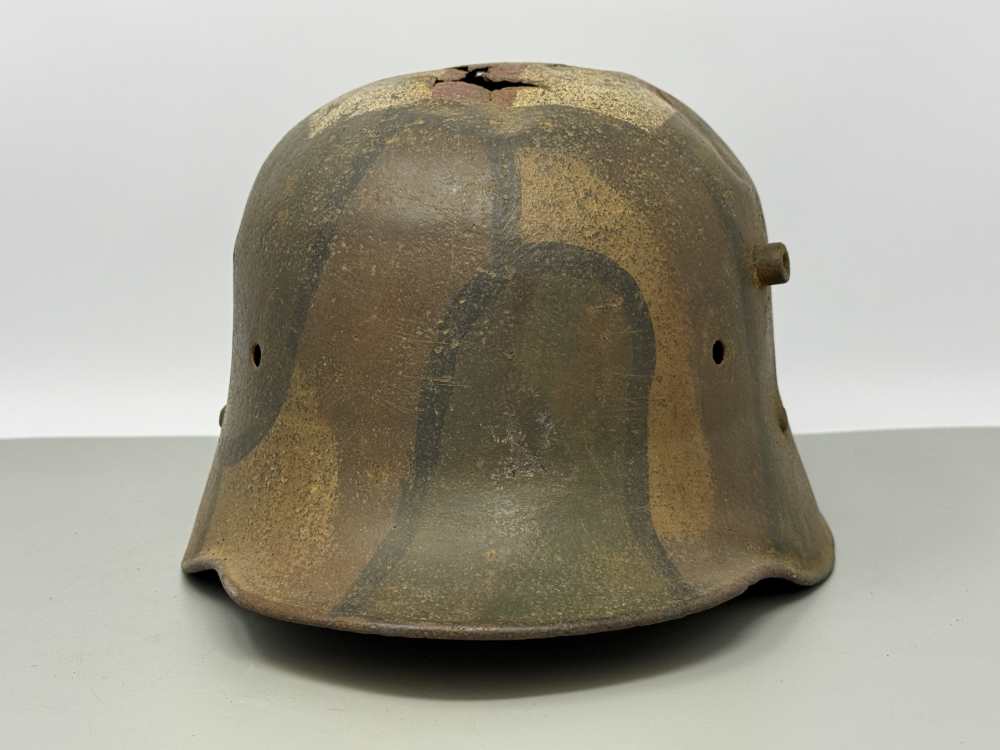 WW1 German M16 Helmet CAMO MEDIC pre WW2 WWII -img-3
