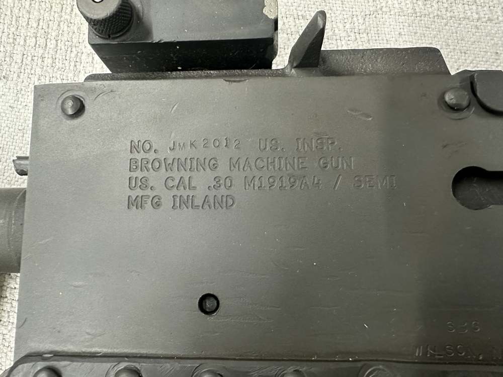 Inland mfg Browning Machine Gun semi auto with extras-img-4