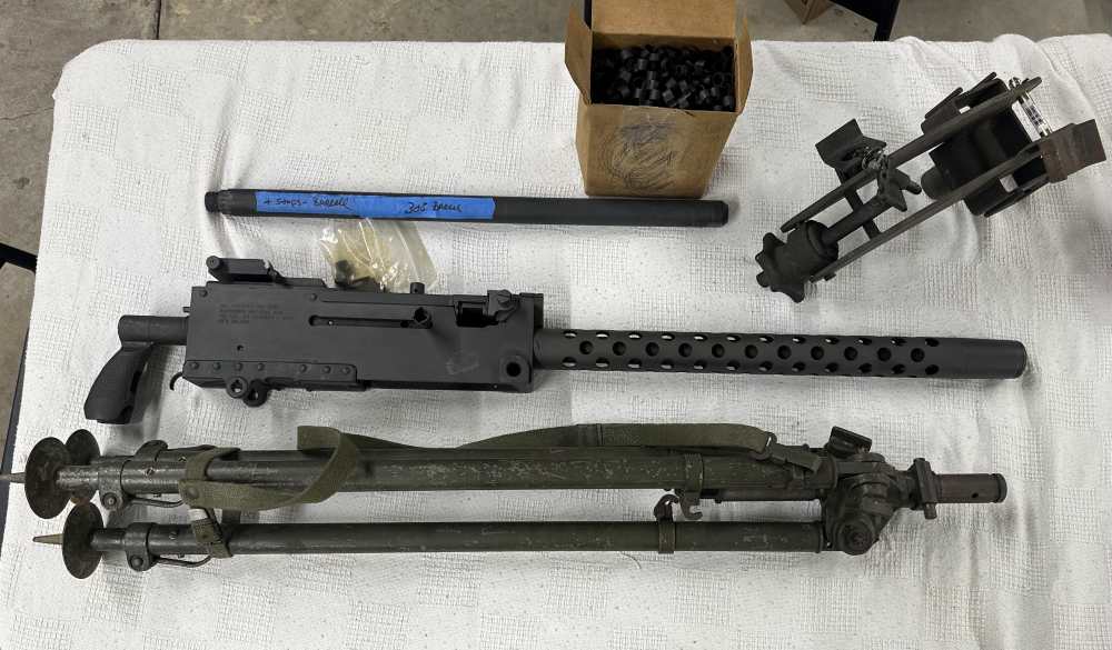 Inland mfg Browning Machine Gun semi auto with extras-img-0