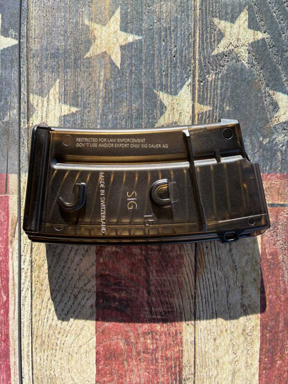 VERY RARE SIG SWISS MAGAZINE 20 Round 550 551 552 553 563 PE90 LE LAW -img-2