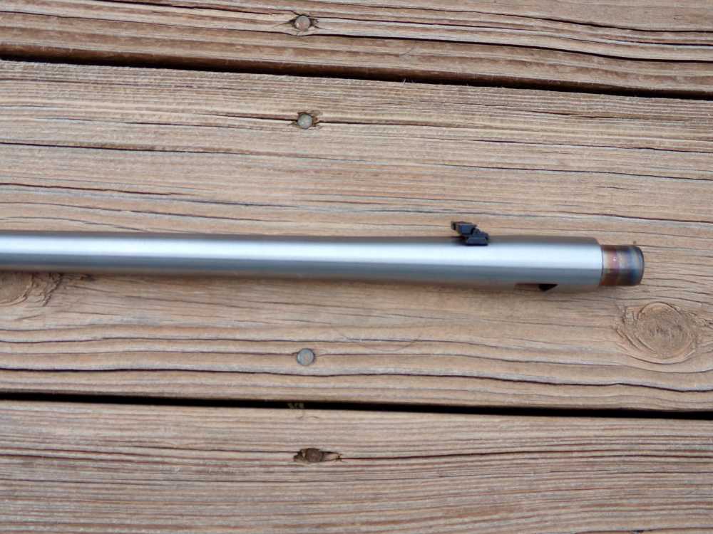 Ruger 10/22 barrel threaded 1/2"x28 , factory OEM 18- 1/2" stainless steel-img-2