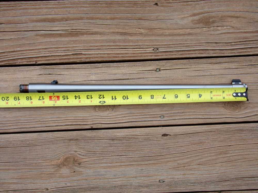 Ruger 10/22 barrel threaded 1/2"x28 , factory OEM 18- 1/2" stainless steel-img-17