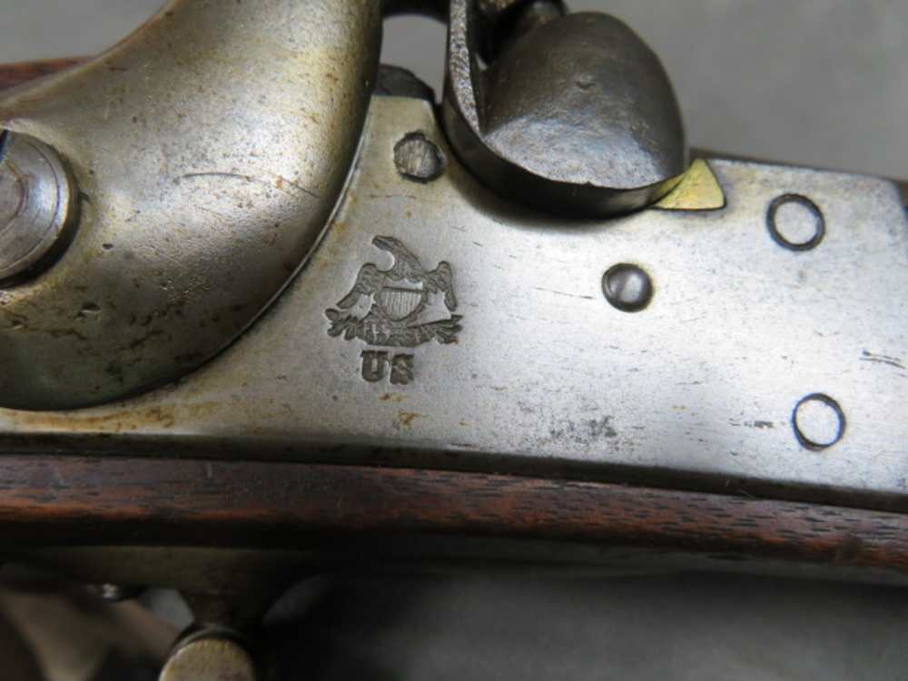 ANTIQUE US MODEL 1840 MUSKET-CONVERTED TO PERCUSSION-HARPERS FERRY 1841-img-7