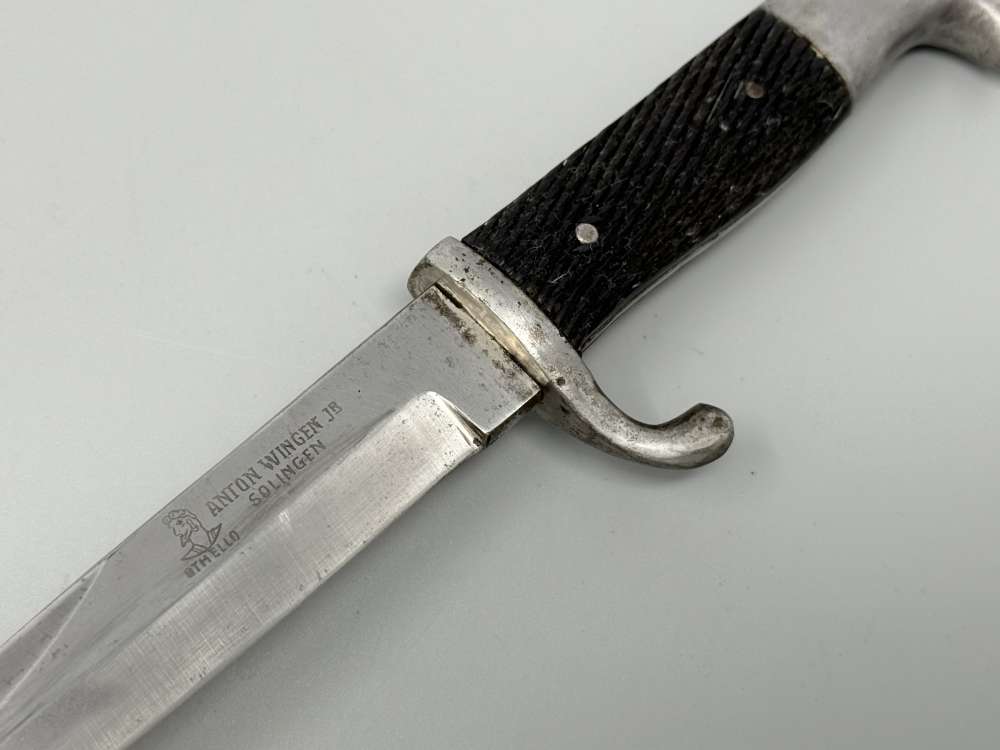 WW2 WW1 German Fighting Boot Knife ANTON WINGEN Dagger WWII trench-img-4