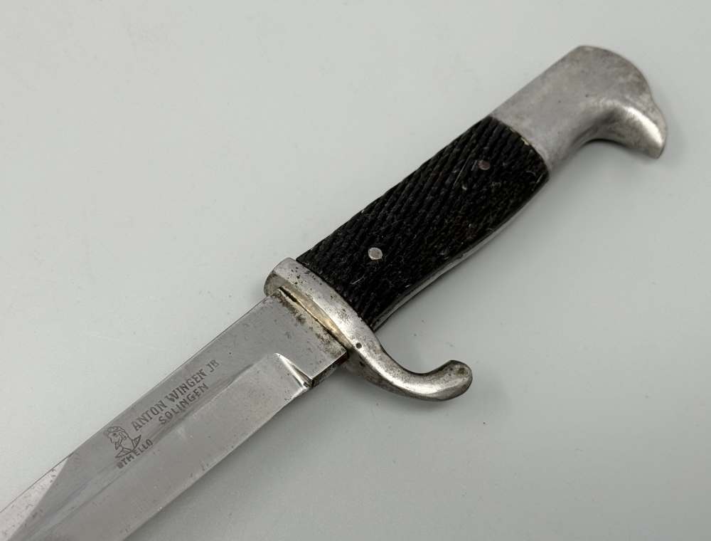 WW2 WW1 German Fighting Boot Knife ANTON WINGEN Dagger WWII trench-img-3