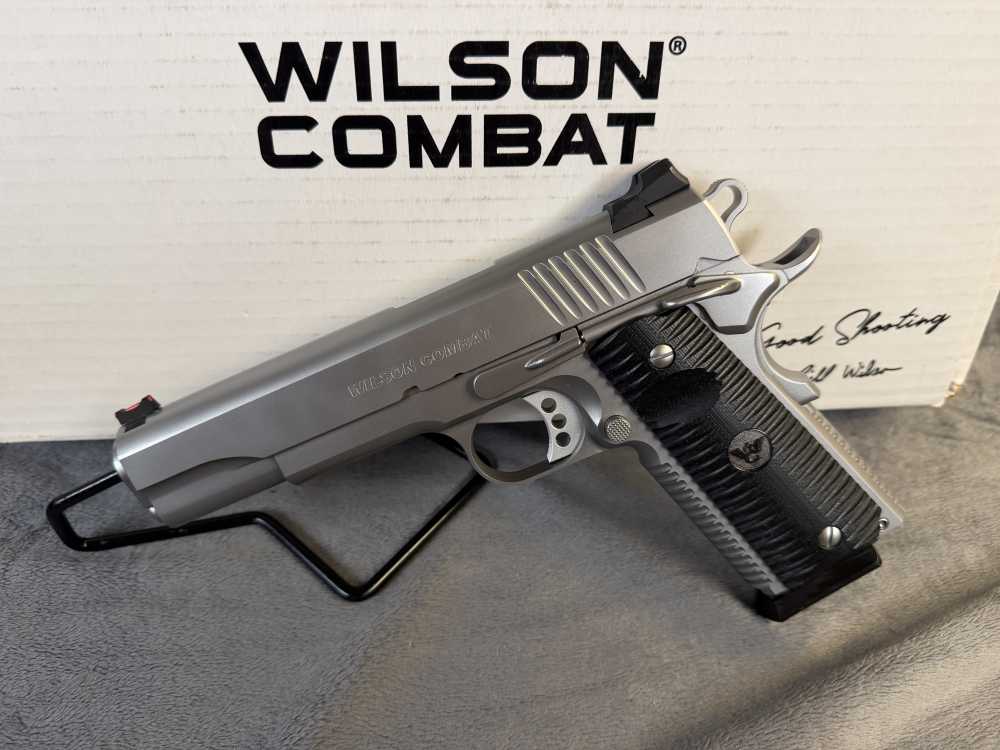 Wilson Combat ACP-FS-9-SS 9MM 5” 10+1 Rds, Stainless Penny Bid-img-0