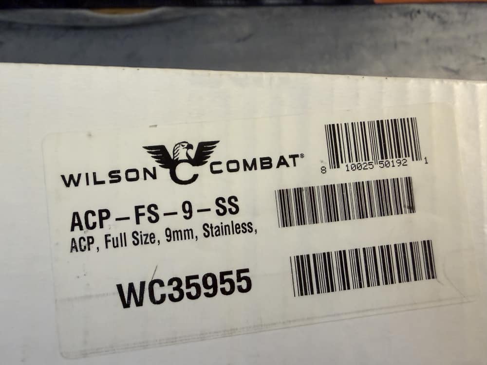 Wilson Combat ACP-FS-9-SS 9MM 5” 10+1 Rds, Stainless Penny Bid-img-7