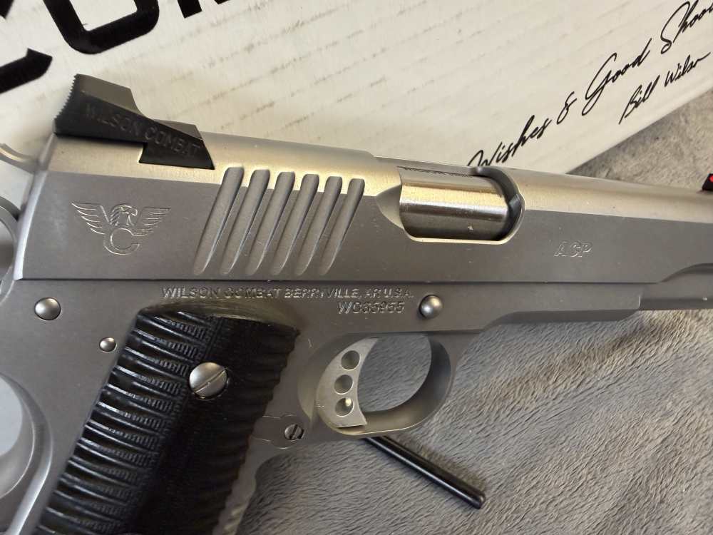 Wilson Combat ACP-FS-9-SS 9MM 5” 10+1 Rds, Stainless Penny Bid-img-5