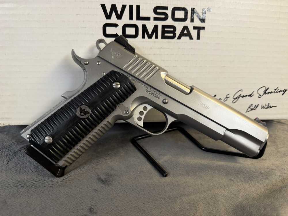Wilson Combat ACP-FS-9-SS 9MM 5” 10+1 Rds, Stainless Penny Bid-img-4