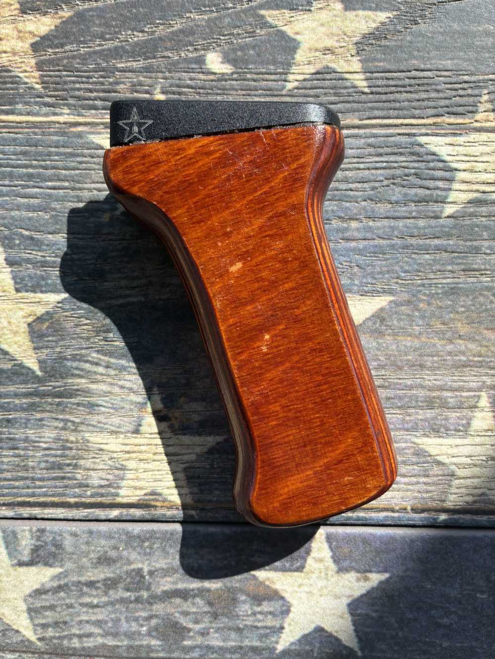 RARE Russian AKM AK74 Laminate Pistol Grip with TULA Arsenal Mark NOS-img-0
