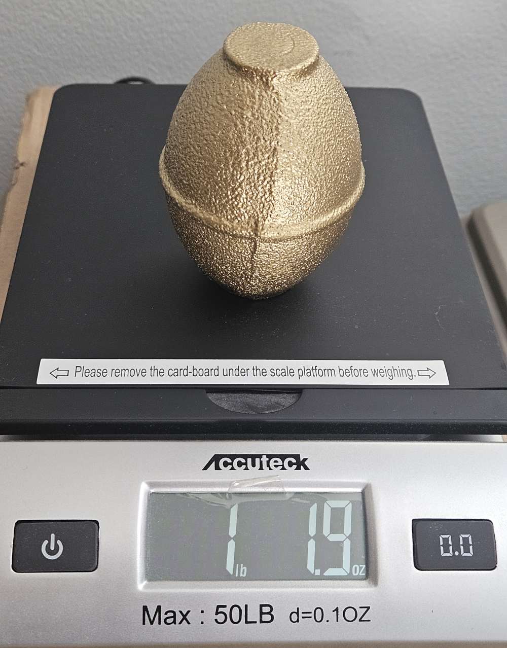 Grenade golden hand M26 Lemon INERT paperweight-img-3