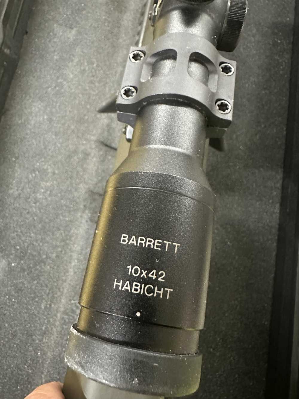  Barrett M95 50 BMG with scope and case. -img-4