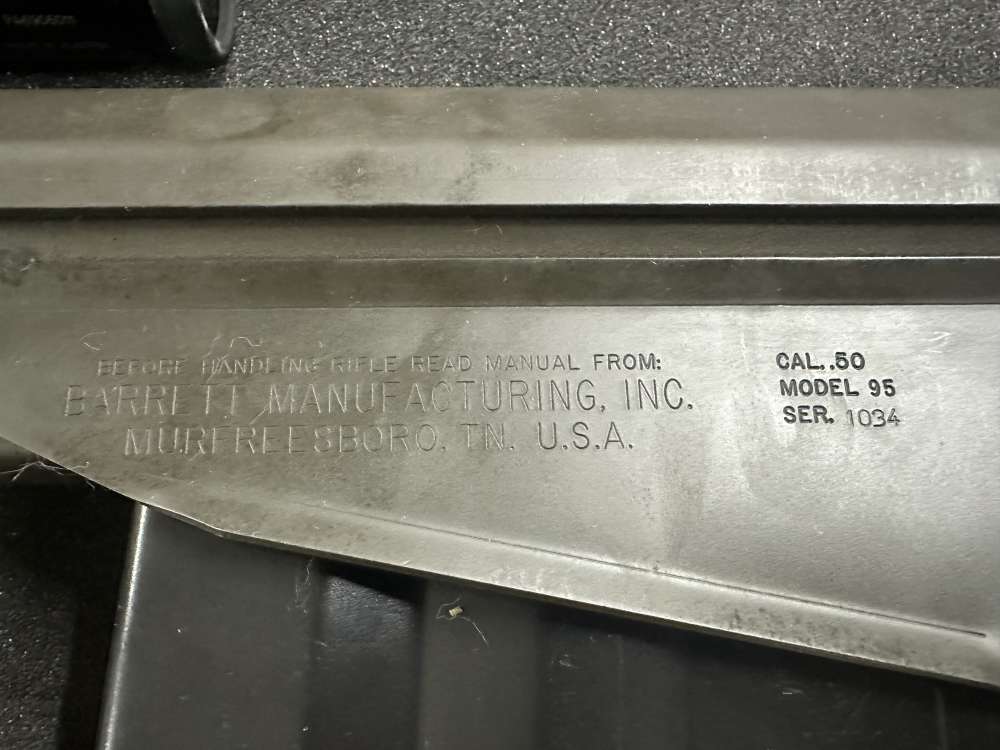  Barrett M95 50 BMG with scope and case. -img-2