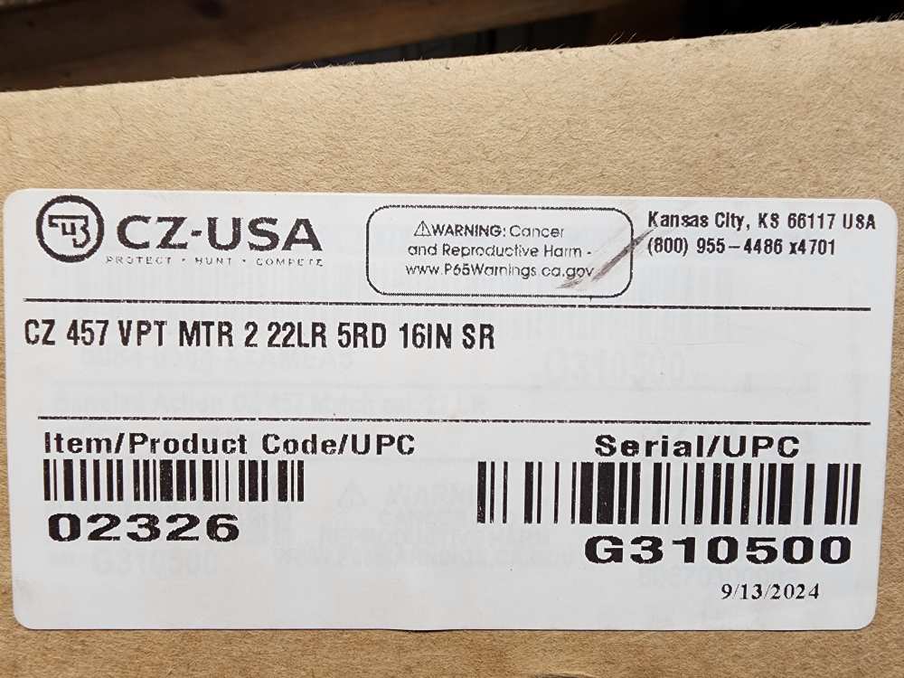 CZ-USA 457 VARMINT PRECISION TRAINER 22 16 MATCH TARGET MANNERS CARBON CAMO-img-1