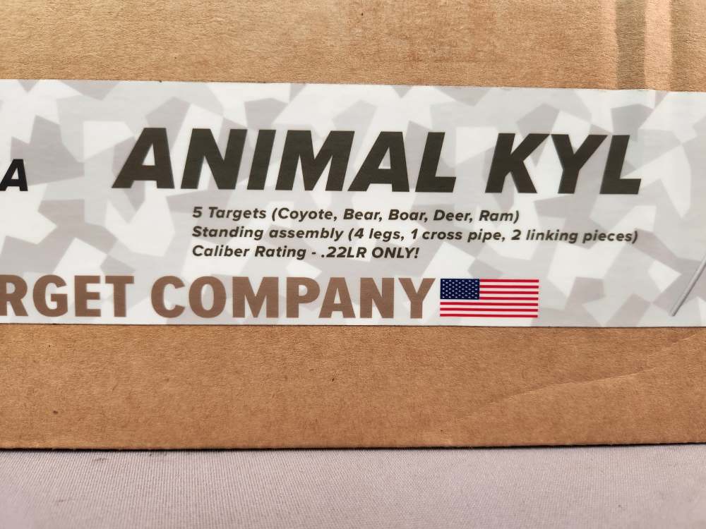 SHOOTING TARGETS USA ANIMAL KYL 22LR TARGET NEW! PENNY AUCTION!-img-2