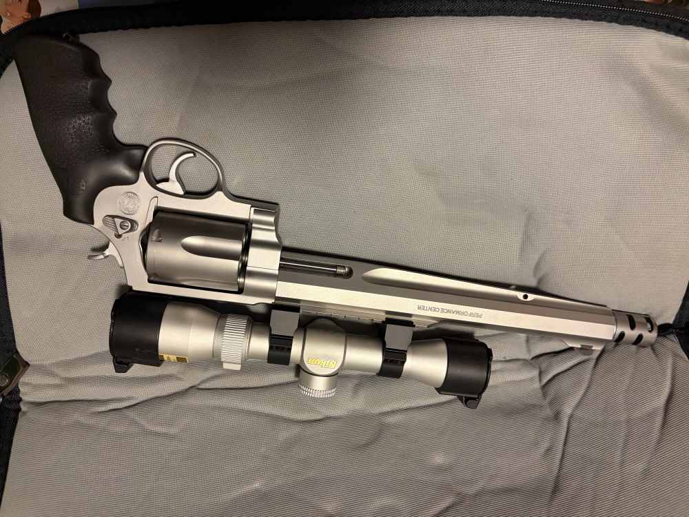 Smith & Wesson 500 Performance Center 10.5” Nikon Scope - 1 Round Fired-img-1