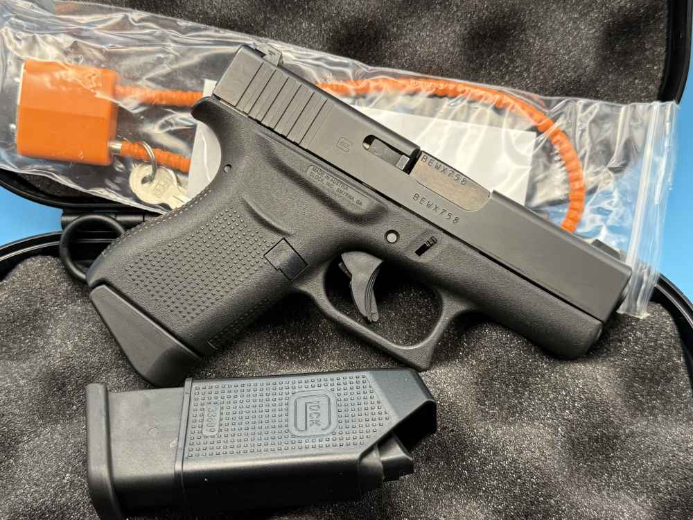 Glock 43 9mm Slimline Subcompact G43 Police Trade In GNS-img-1