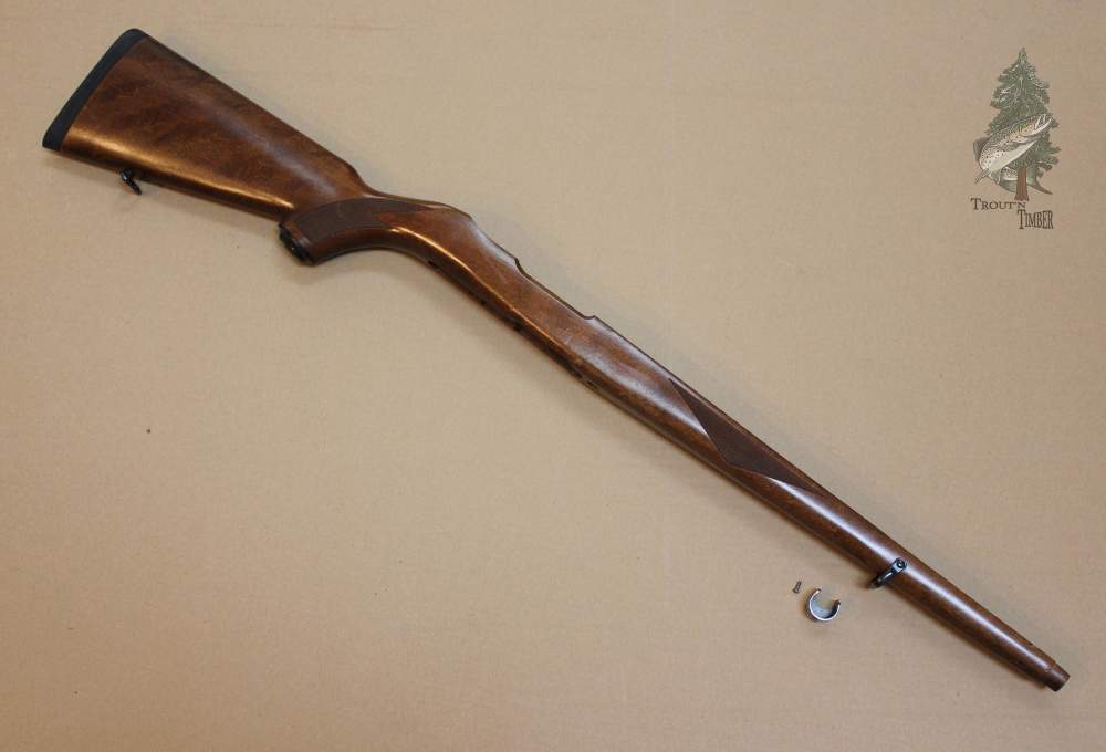 Ruger 10/22 Factory Walnut INTERNATIONAL MANNLICHER  Stock - Complete!-img-3