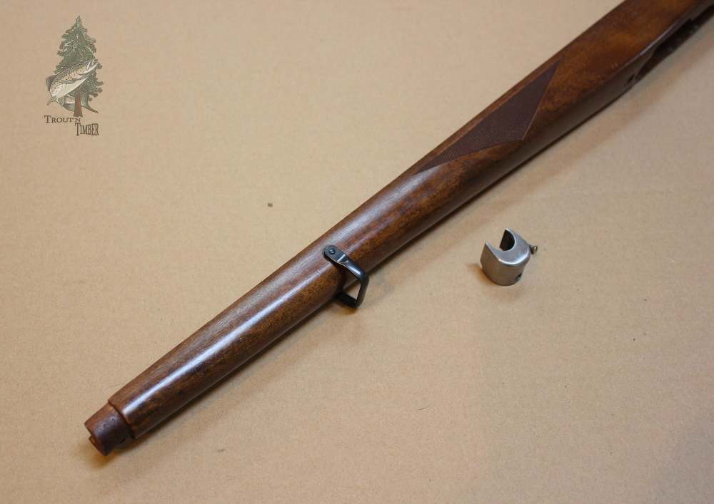 Ruger 10/22 Factory Walnut INTERNATIONAL MANNLICHER  Stock - Complete!-img-2