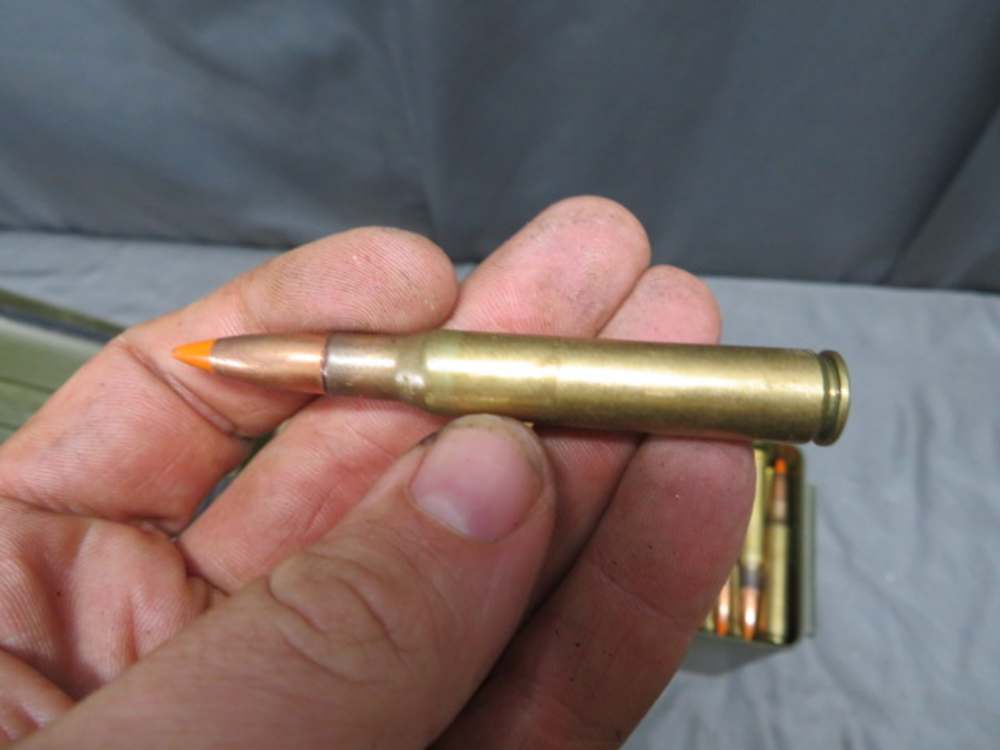 CAN OF 345 RDS US MILITARY .30-06 TRACER AMMO-WESTERN 1952-img-1