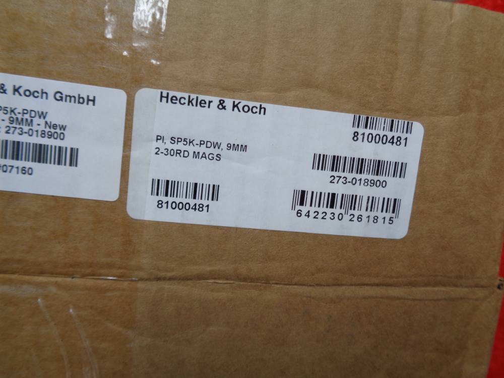 NEW H&K SP5 K 9mm SP5K PDW 2 Mag Case HK Heckler Koch WE TRADE & BUY-img-11