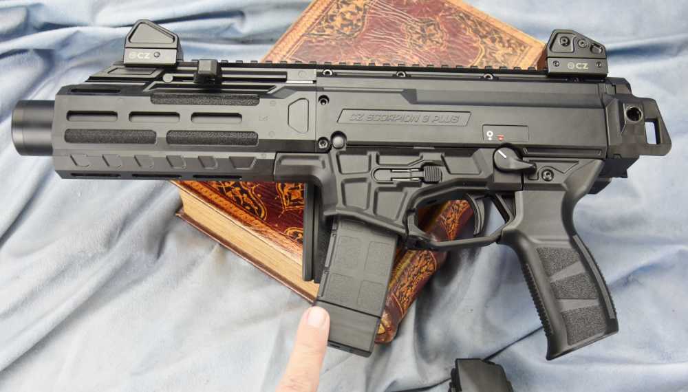 CZ Evo Scorpion 3+ 3 Plus 9mm 8" barrel FOLDING STOCK Evo3 Pistol Brace-img-0