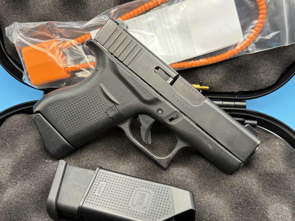Glock 43 9mm Slimline Subcompact G43 Police Trade In GNS-img-1