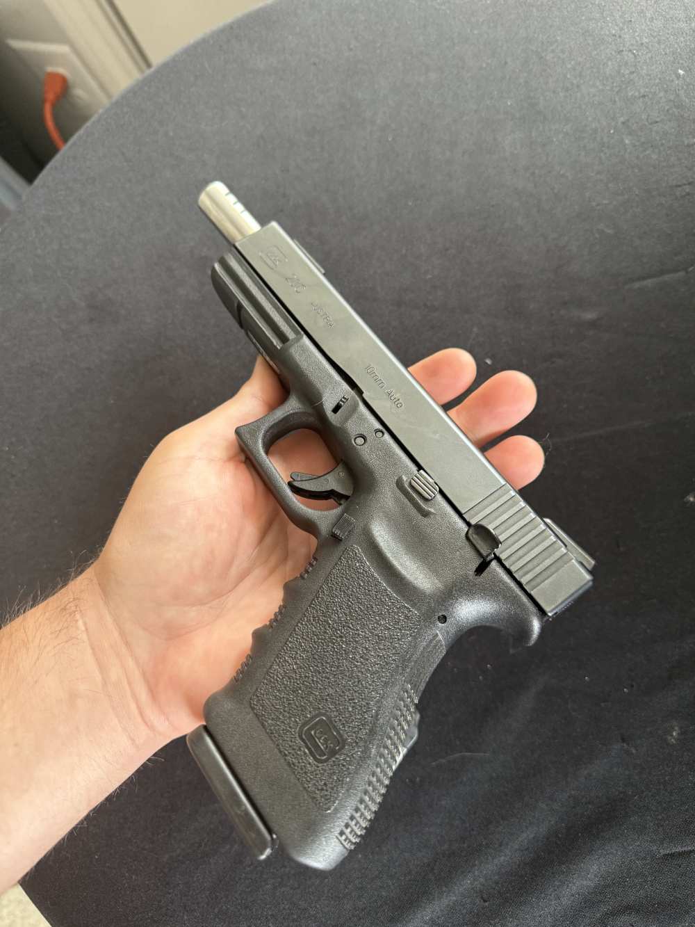 Glock G20C 10mm Semi-Auto Pistol W/EFK 6" Firedragon Hunter Barrel-img-5