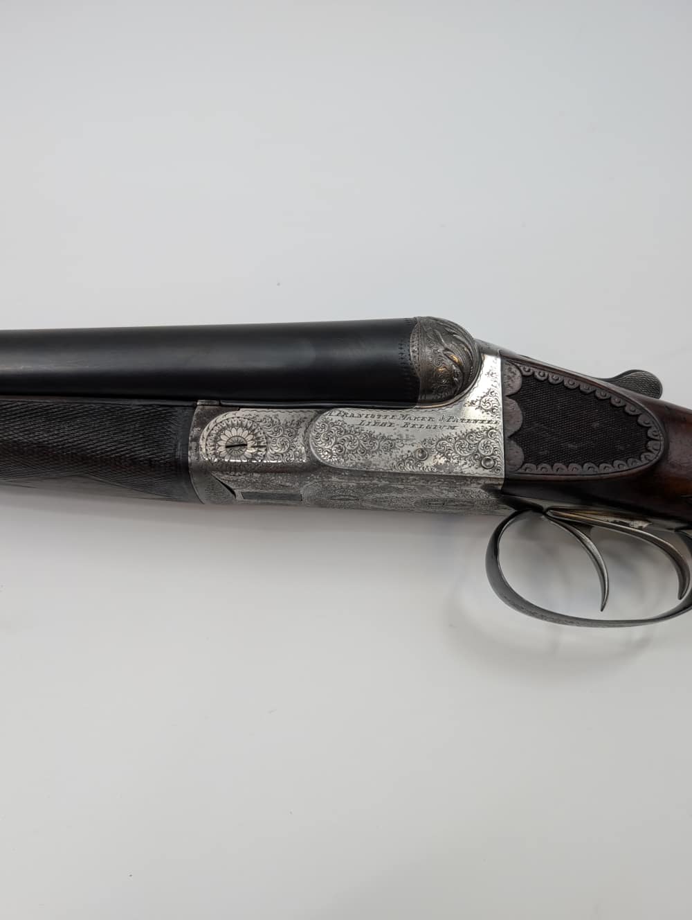 1909–1910 Auguste Francotte Medium Grade 12 Gauge Side-by-Side-img-1