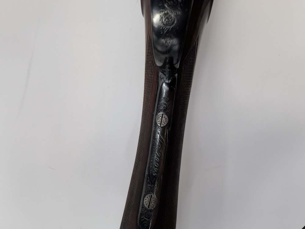 1909–1910 Auguste Francotte Medium Grade 12 Gauge Side-by-Side-img-5
