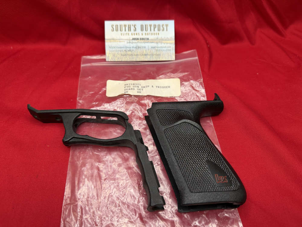 HK P9S Factory Synthetic Grip & Trigger Guard Set NOS HK210321 #SO386-img-0