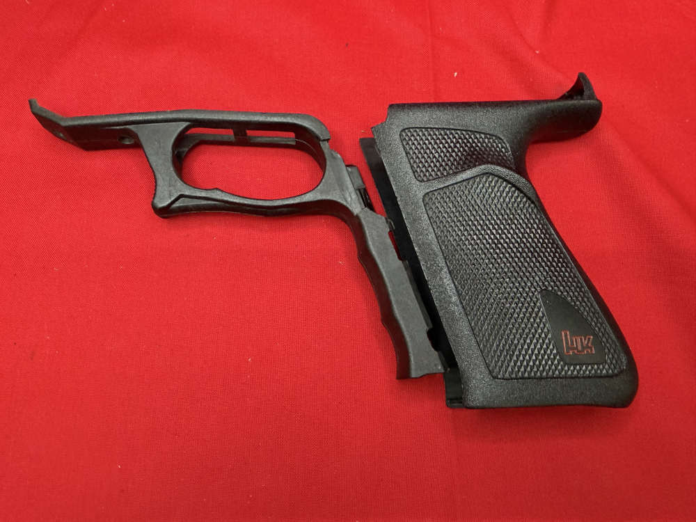 HK P9S Factory Synthetic Grip & Trigger Guard Set NOS HK210321 #SO386-img-1
