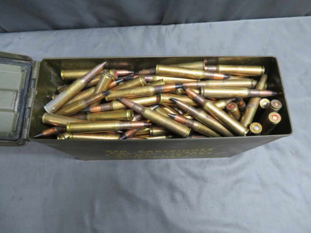 CAN OF 250 RDS US MILITARY .30-06 ARMOR PIERCING AMMO-WESTERN 1952-img-0