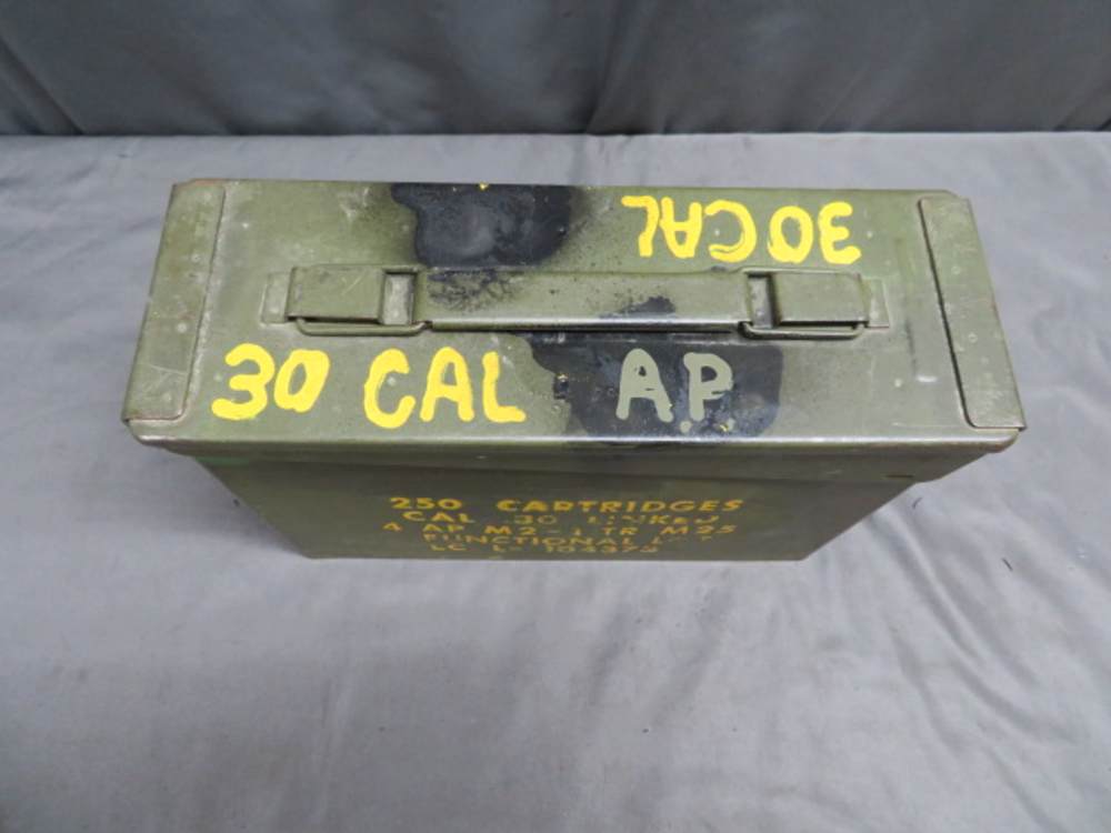 CAN OF 250 RDS US MILITARY .30-06 ARMOR PIERCING AMMO-WESTERN 1952-img-2