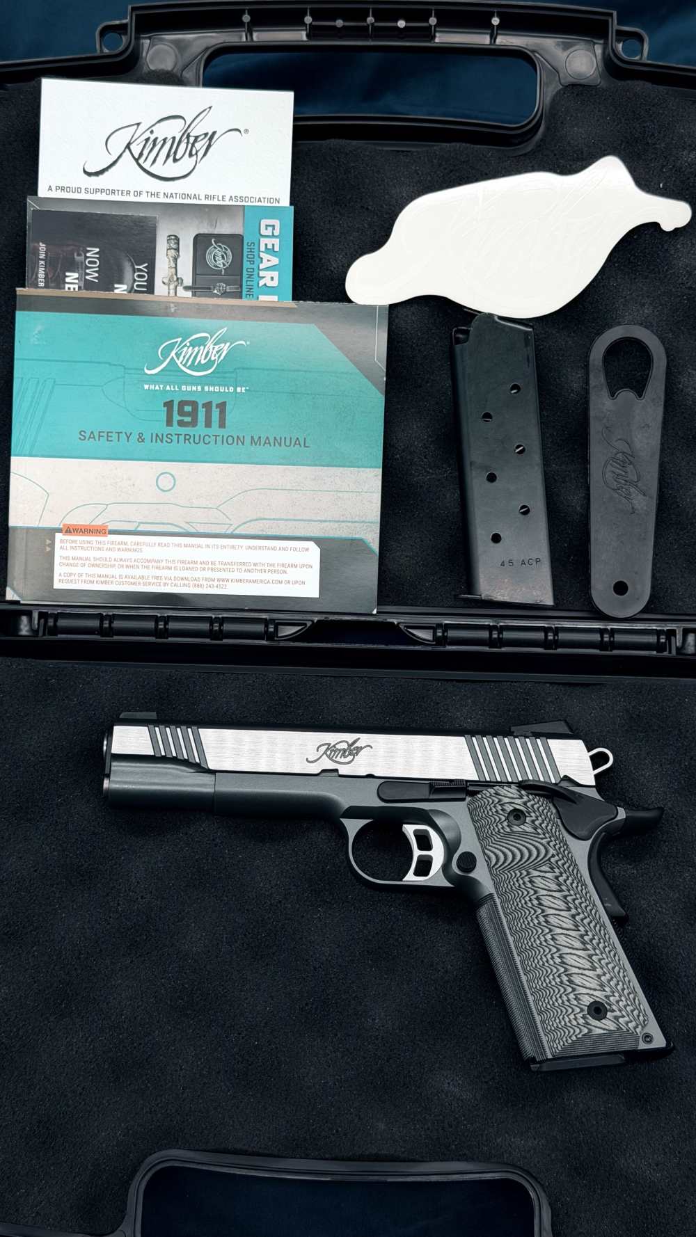 Kimber Eclipse Custom 45acp 1911 NS 5" UNFIRED STUNNER 3000238 Layaway-img-3