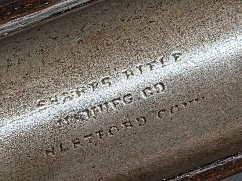 ANTIQUE SHARPS M 1863 CARBINE CARTRIDGE CONVERSION 45 70 EXC BORE-img-5