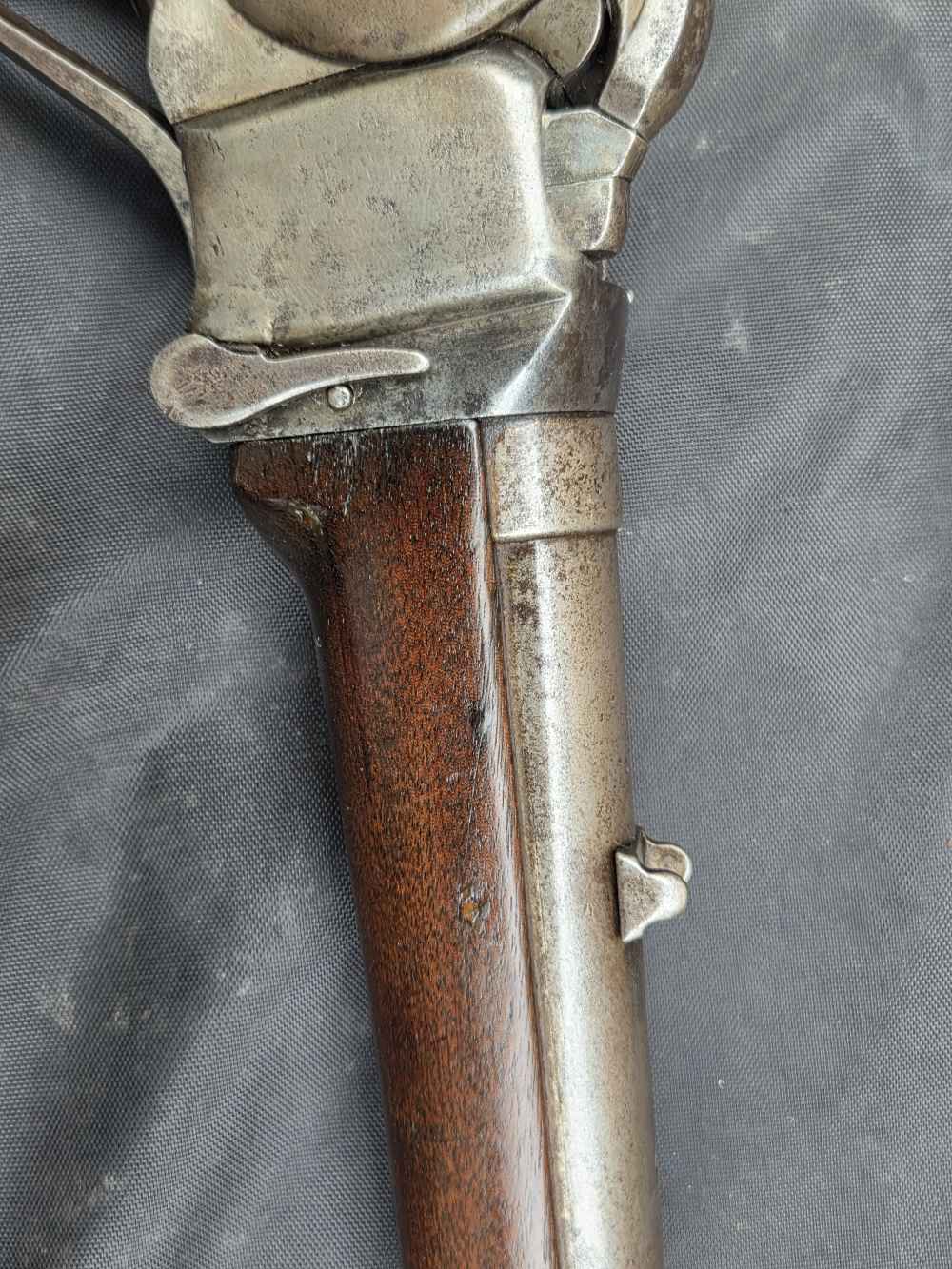 ANTIQUE SHARPS M 1863 CARBINE CARTRIDGE CONVERSION 45 70 EXC BORE-img-18