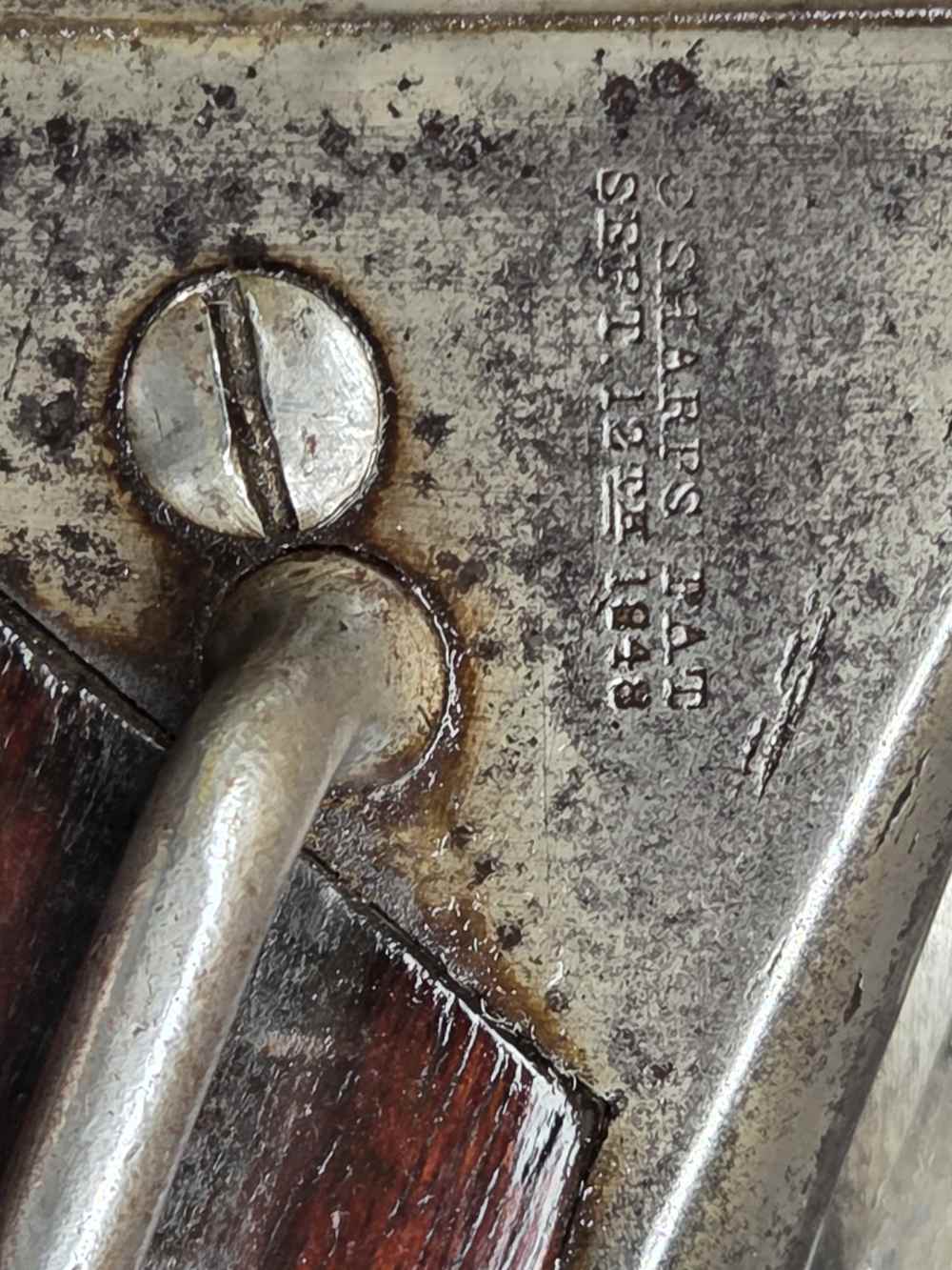 ANTIQUE SHARPS M 1863 CARBINE CARTRIDGE CONVERSION 45 70 EXC BORE-img-34