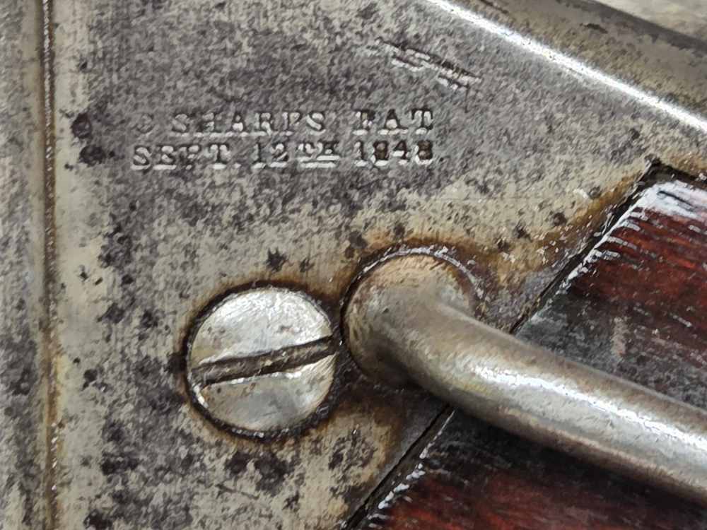 ANTIQUE SHARPS M 1863 CARBINE CARTRIDGE CONVERSION 45 70 EXC BORE-img-4