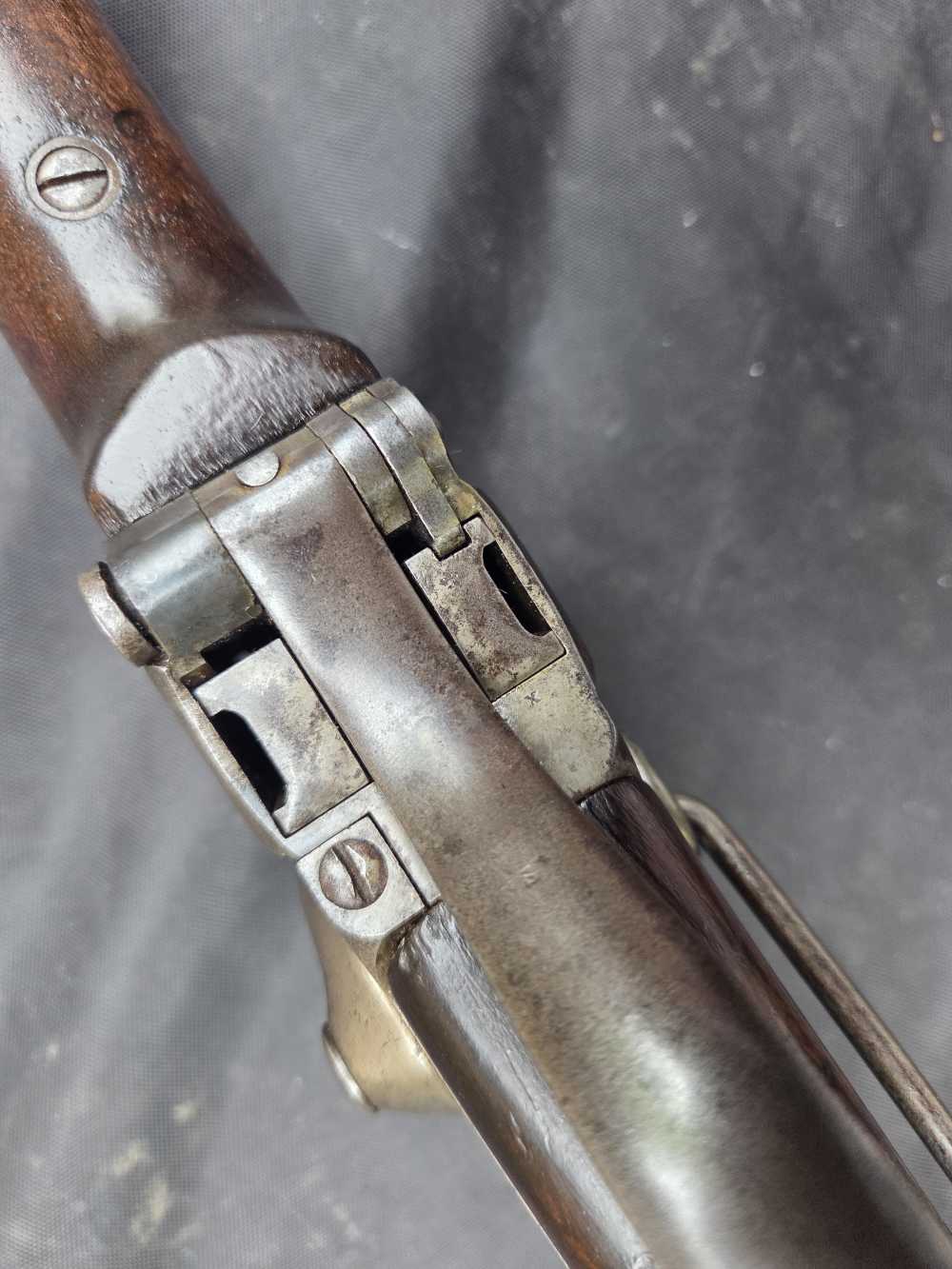 ANTIQUE SHARPS M 1863 CARBINE CARTRIDGE CONVERSION 45 70 EXC BORE-img-16