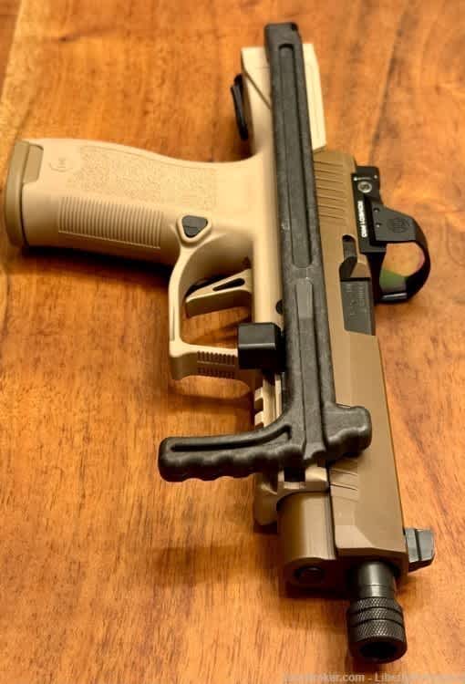 B&T USW Lower w/ Folding Stock Kit for Sig Sauer P320 M17 M18, Black-img-8