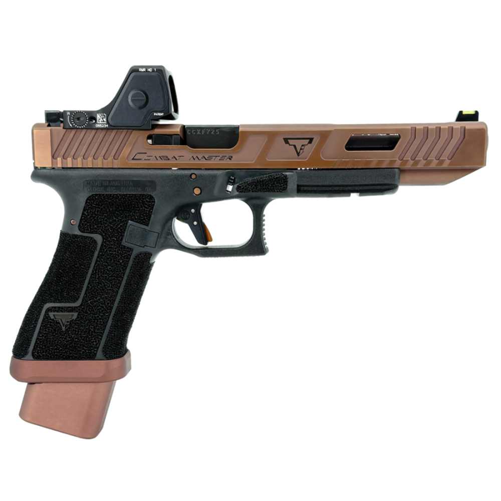 Taran/Glock 17L Gen 3  Copperhead Combat Master-6" Bbl (9mm) RMR HD-Bronze-img-1