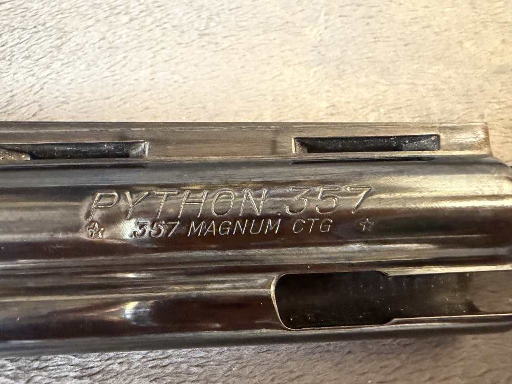 Colt Python Barrel .357 Mag 6” w/ front sight blade Penny Bid-img-1