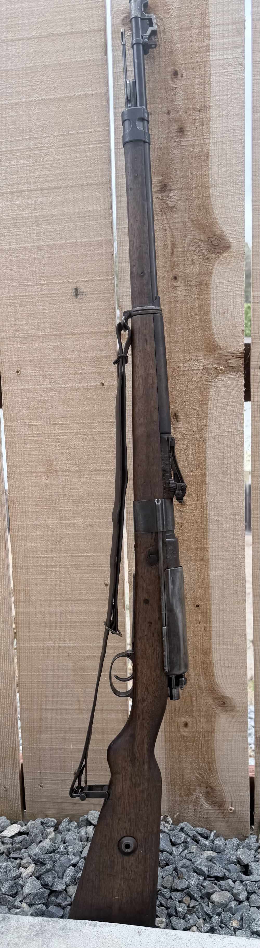 RARE WWI Gew98 with Night Sights, Dust Cover - WW1 Gewehr Trench Grouping-img-1