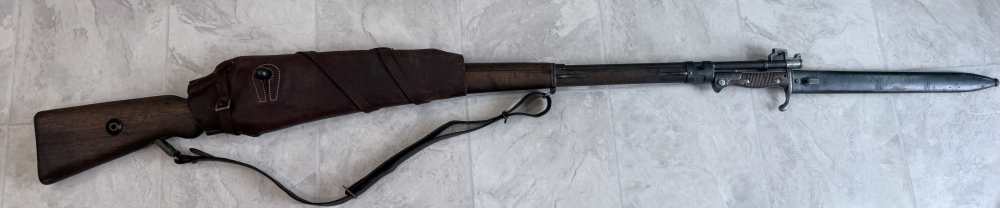 RARE WWI Gew98 with Night Sights, Dust Cover - WW1 Gewehr Trench Grouping-img-13